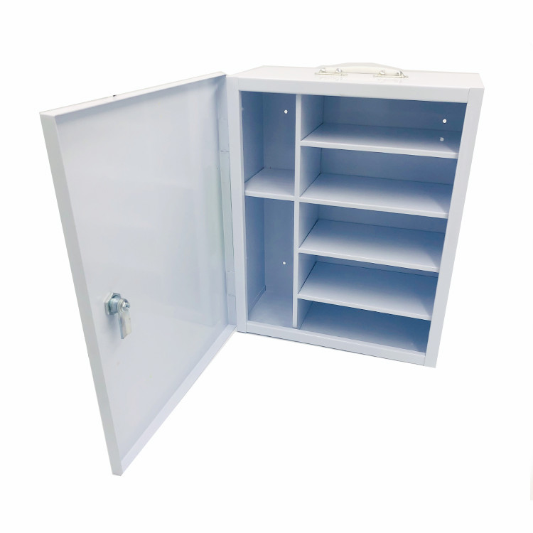 Portable Cold Rolled Steel Wall Mounted First Aid Cabinet With Shelves