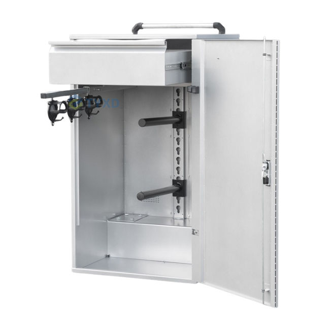 Cavallo in sella di metallo, portabagagli, armadietto, mini-cavallo in sella, scatola, portabagagli, armadietto