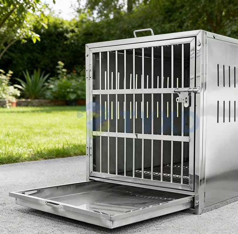 TYXD Stainless Steel Dog Cage Assembly Type Metal Pet Crates