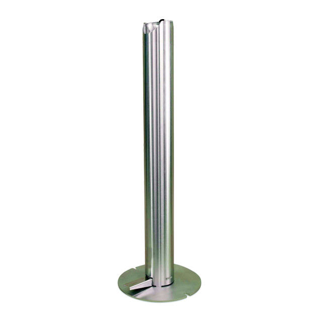 Supporto azionato pedale universale attivo rotondo del prodotto disinfettante del supporto dell'erogatore di Sanitiser del pedale del piede di metropolitana dell'acciaio inossidabile
